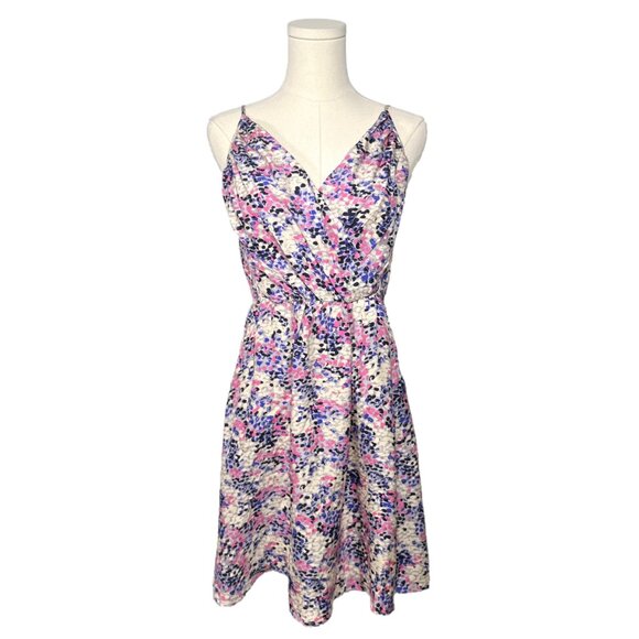 Yumi Kim Dresses & Skirts - Yumi Kim Silk Splattered Dots Spaghetti Strap V-Neck Dress Size Small